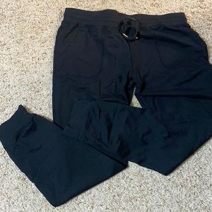 Black Zyia Unwind Joggers.